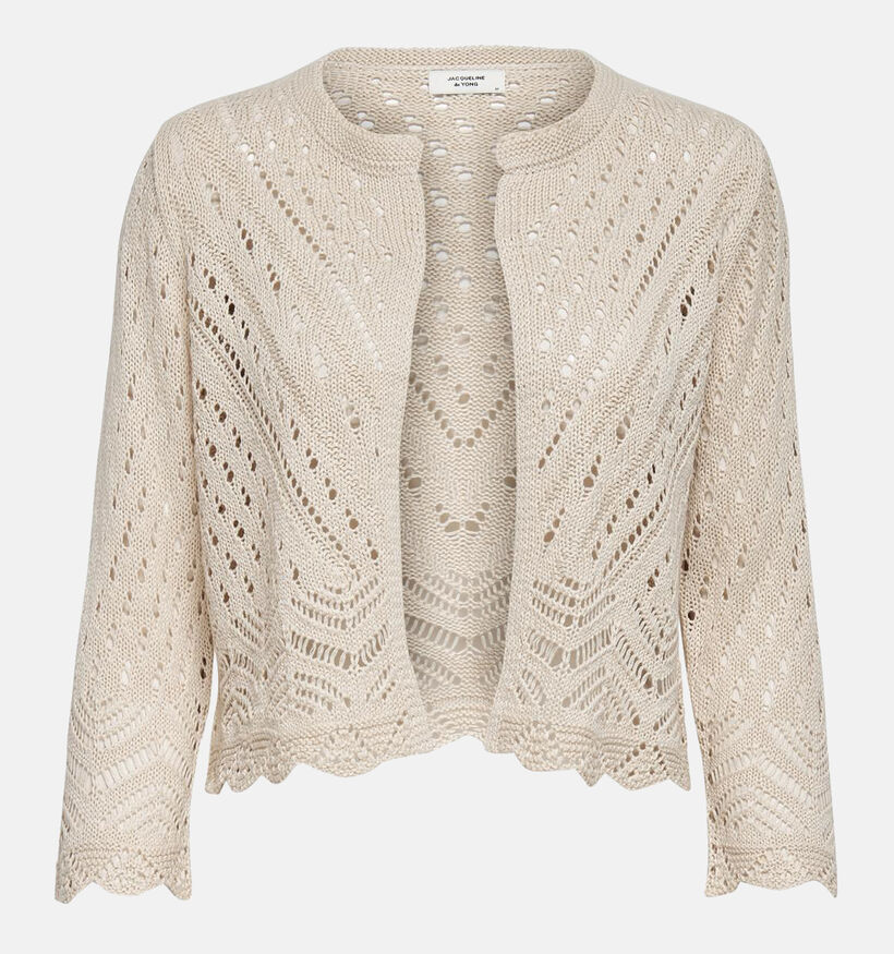 JDY Sun Beige Crochet cardigan voor dames (353256)