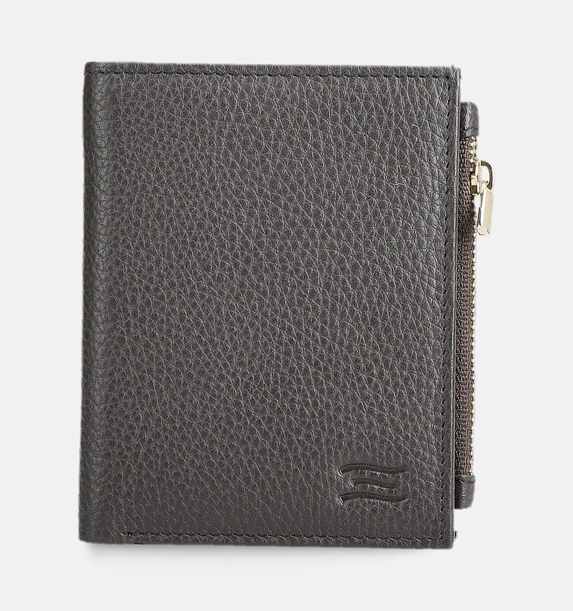 Crinkles Bruine Portemonnee met Rits voor dames (381773)