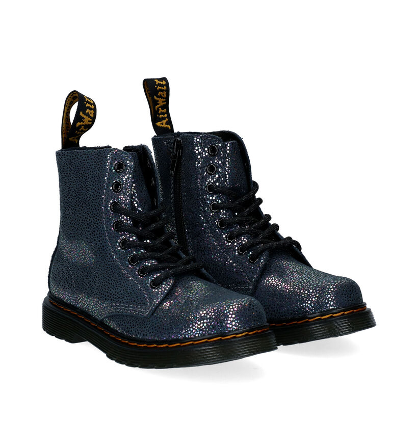 Dr Martens 1460 Pascal J Zilveren Boots in leer (294391)