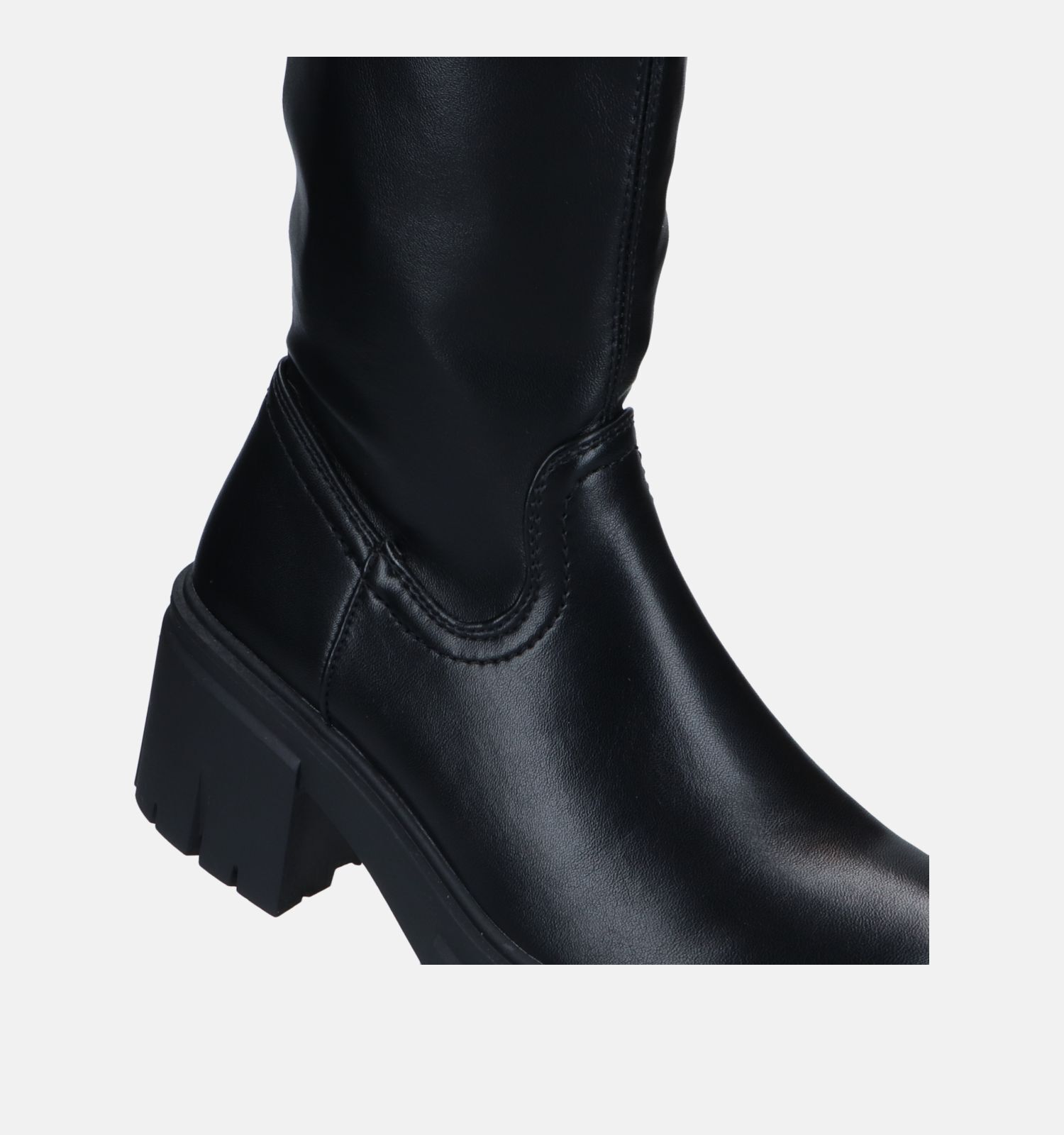 Posh by Poelman Zwarte Chunky Laarzen Dames Laarzen Online op TORFS.BE