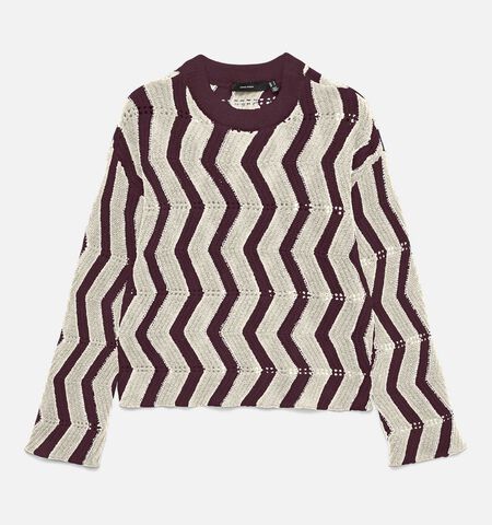 Vero Moda Pulls Beige/Marron/Bleu/Bordeaux