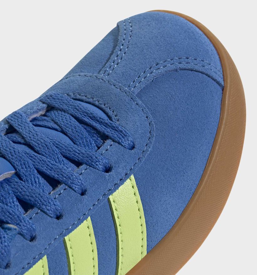adidas VL Court 3.0 Blauwe/Groene Sneakers voor jongens (372617) - geschikt voor steunzolen
