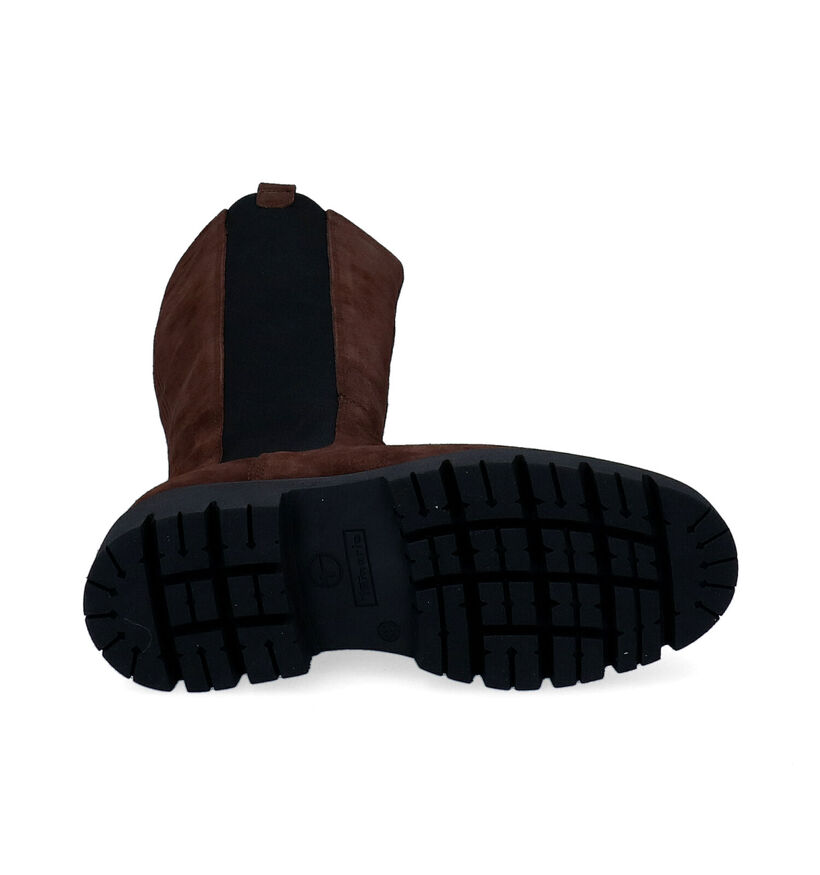 Tamaris Touch it Bruine Laarzen in nubuck (300124)