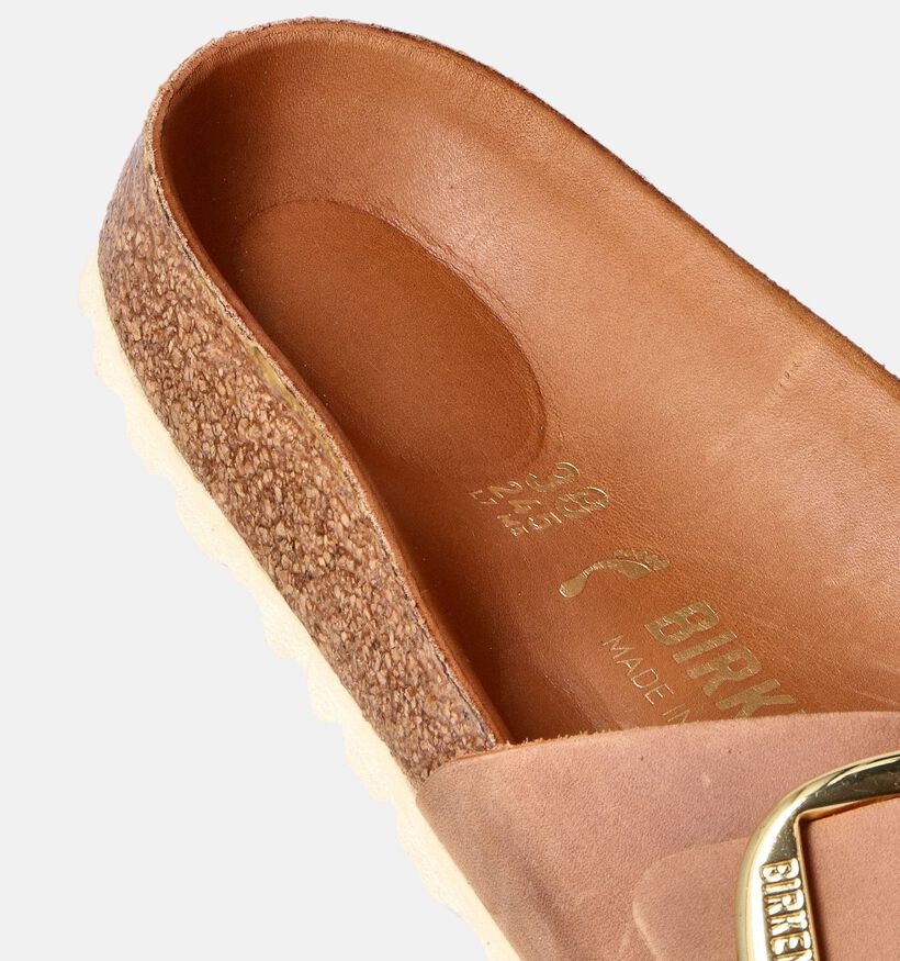 Birkenstock Madrid Big Buckle Nu-pieds en Cognac pour femmes (357608)