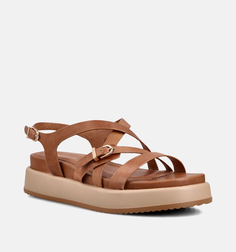 Tamaris Cognac Sandalen met sleehak voor dames (371776)