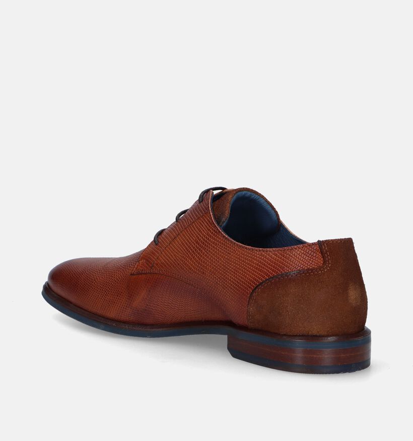 Berkelmans Arcos Chaussures habillées en Cognac pour hommes (341669) - pour semelles orthopédiques