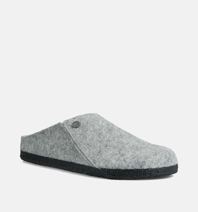Birkenstock Zermatt Pantoufles en Gris pour hommes (362205)