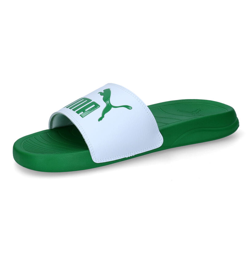 Puma Podcat 20 Groene Badslippers voor heren (334230)