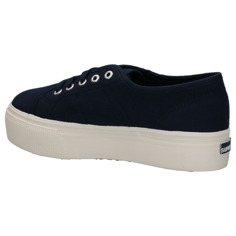 Superga Zwarte Sneakers in stof (284302)