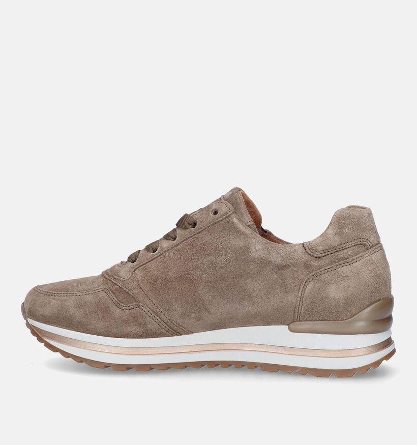 Gabor OptiFit Groene Sneakers voor dames (331148) - geschikt voor steunzolen