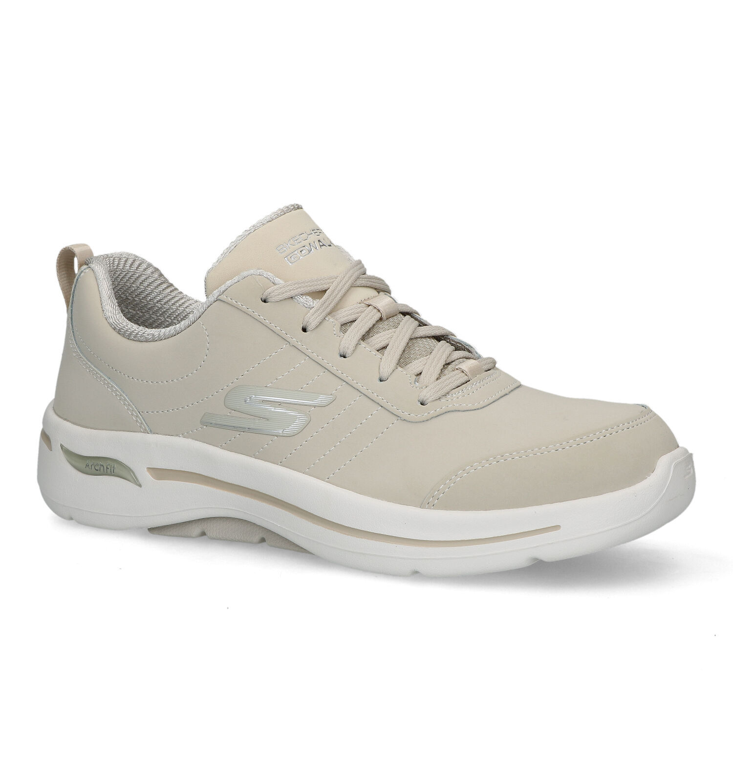 Basket skechers femme outlet beige