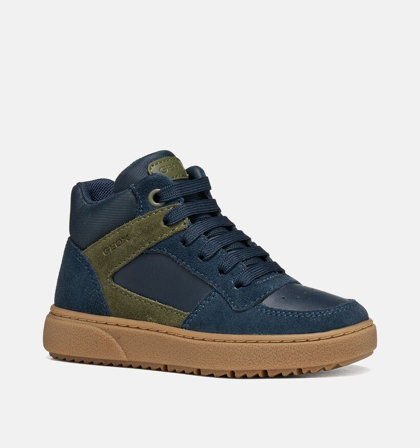 Geox The Eleven Boy Donkerblauwe Sneakers voor jongens (376236) - geschikt voor steunzolen