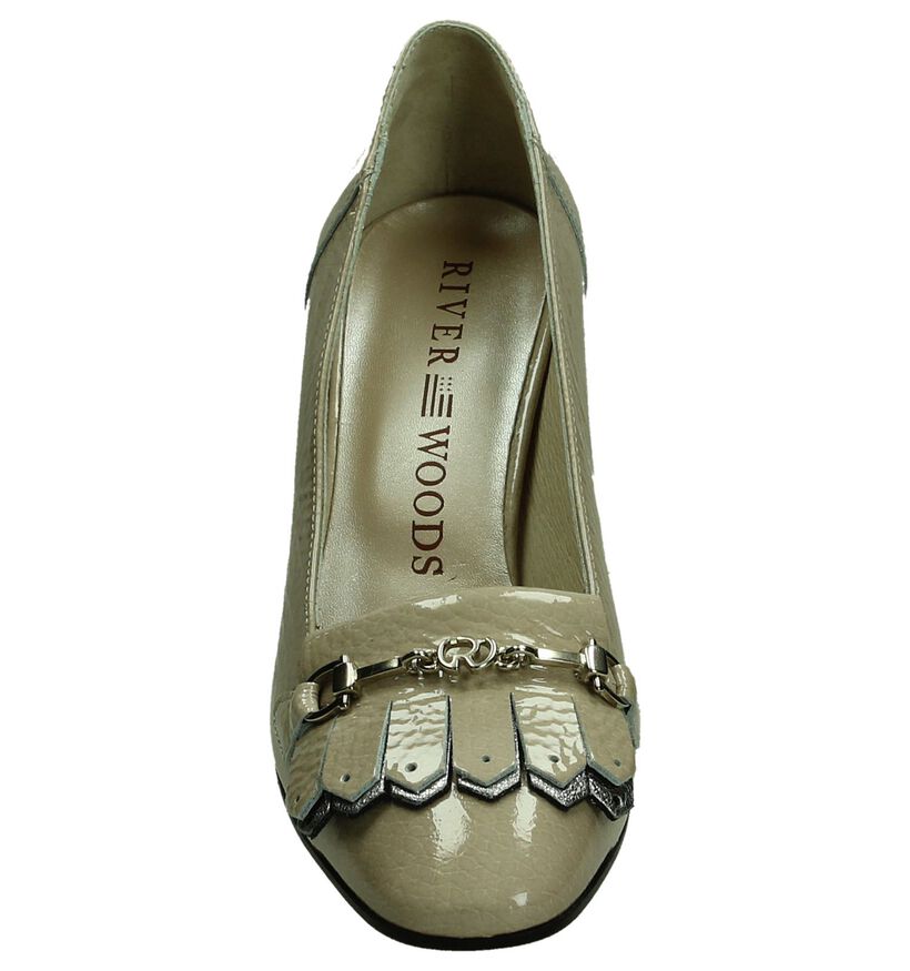 Donker Beige Pumps Klassiek River Woods , , pdp