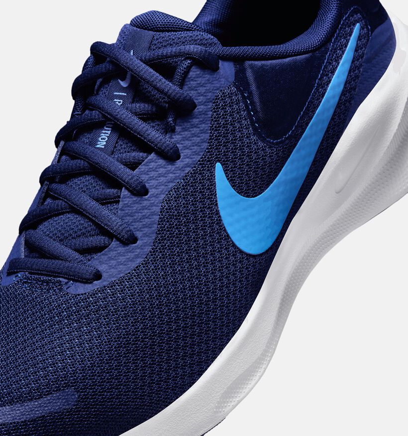 Nike Revolution 7 Blauwe Sneakers voor jongens, heren (350470) - geschikt voor steunzolen