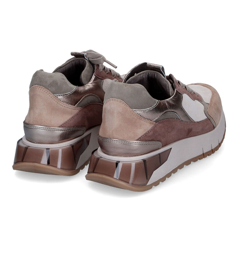 Softwaves Camel Sneakers in daim (316721)