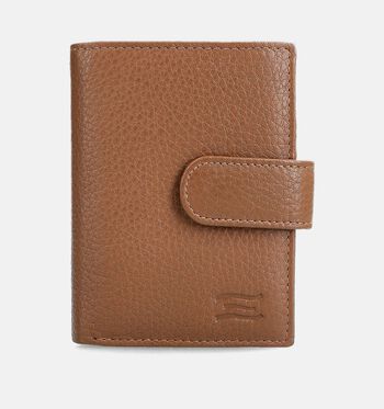 Crinkles Portemonnees Zwart/Bruin