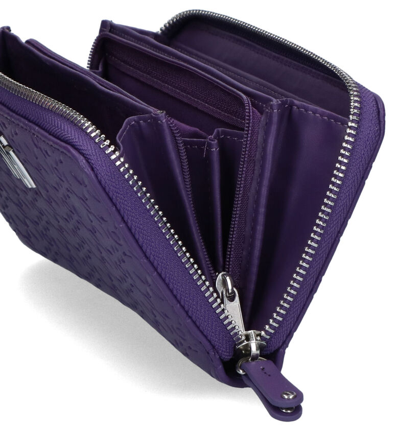 Marco Tozzi Porte-monnaie zippé en Violet pour femmes (317733)