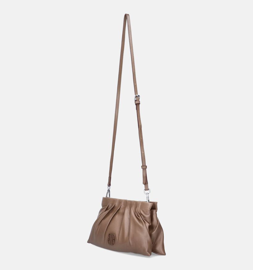 Laurent David Elise Taupe Crossbody tas voor dames (349745)