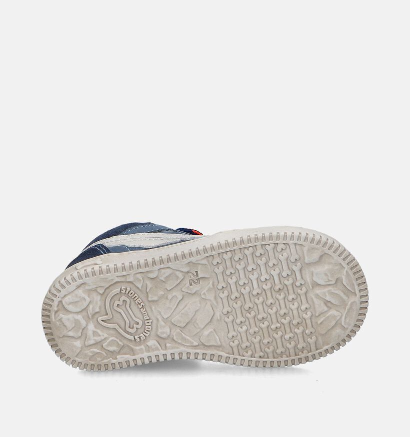 STONES and BONES Nomi Blauwe Babyschoenen voor jongens (349168) - geschikt voor steunzolen