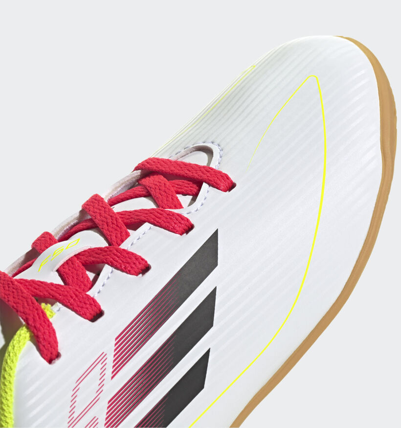 adidas F50 Club Witte Voetbalschoenen voor jongens, meisjes (361505)