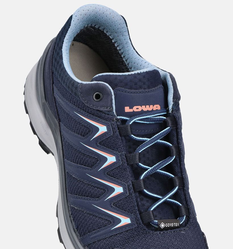 LOWA Innox Pro GTX Low Donkerblauwe Wandelschoenen voor dames (374265) - geschikt voor steunzolen