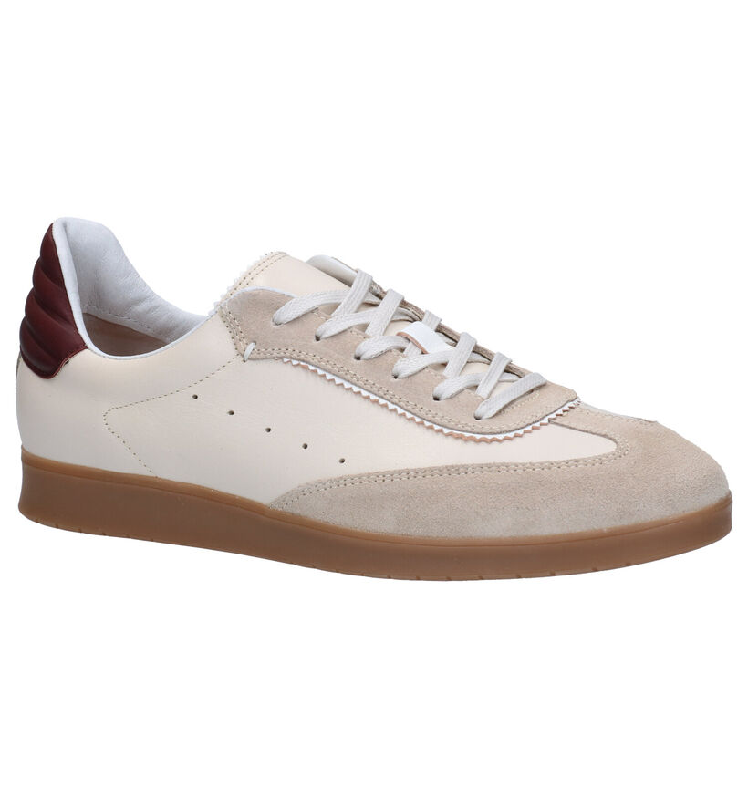 Borgo Sport Montreal Beige Veterschoenen voor heren (274004) - geschikt voor steunzolen