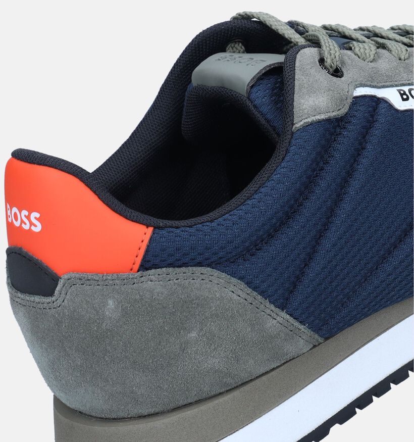 BOSS Kai Runn Chaussures avec lacets en Bleu pour hommes (343646) - pour semelles orthopédiques
