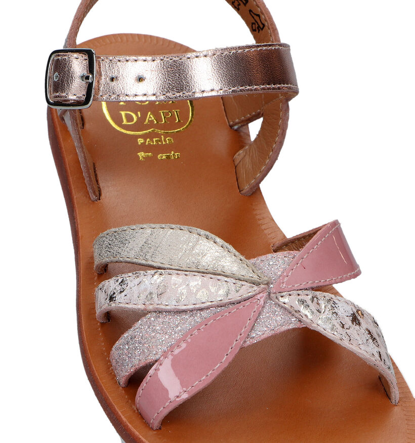 Pom d'Api Plagette Oto Sandales en Lilas pour filles (337985)