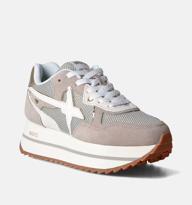 W6YZ DEVA Sneakers Beige voor dames (357486) - geschikt voor steunzolen