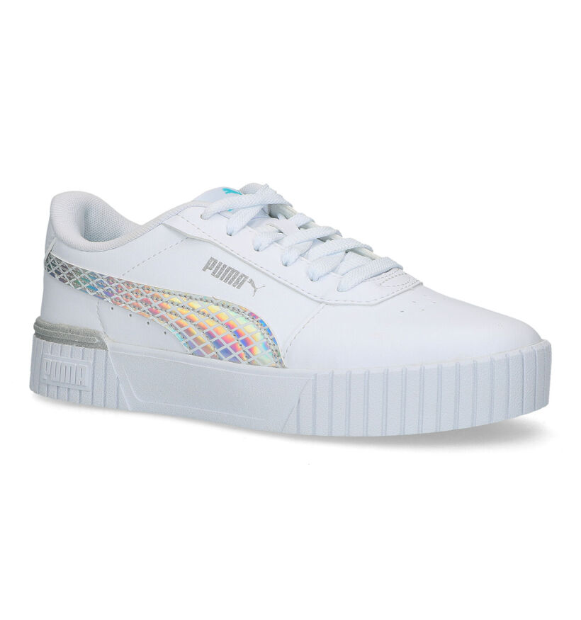 Puma Carina 2.0 Mermaid Baskets en Blanc pour filles (318767) - pour semelles orthopédiques