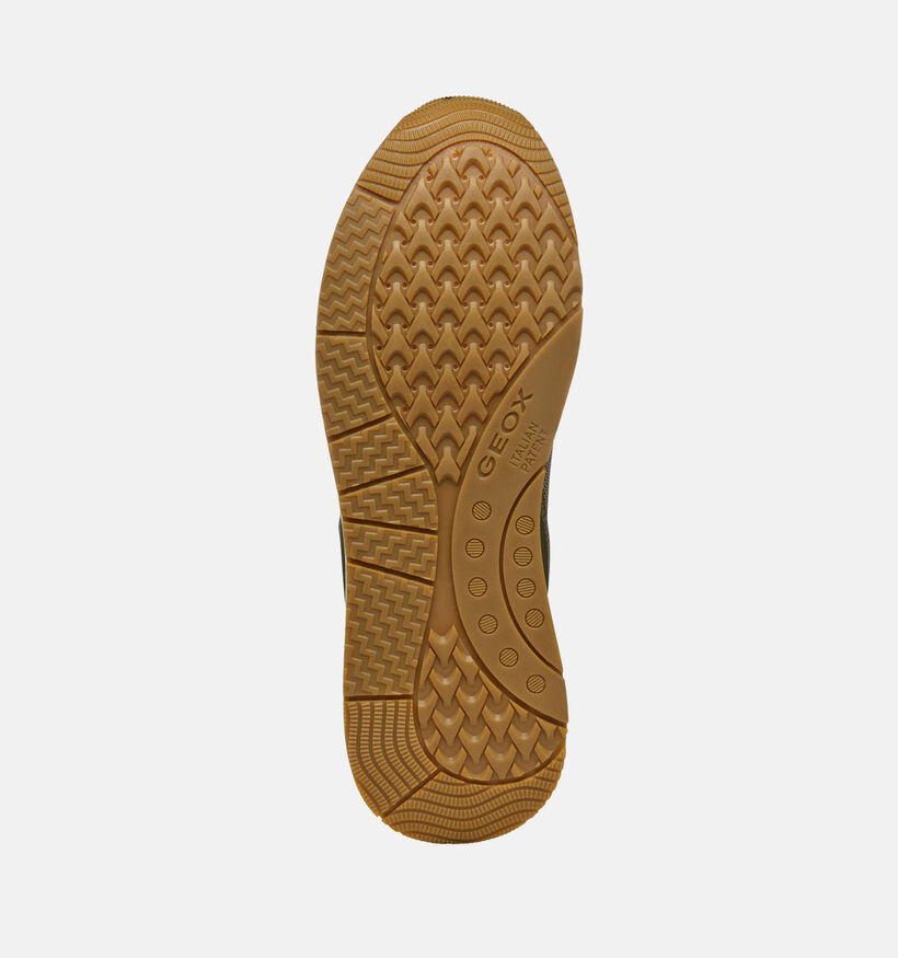 Geox Bulmya Kaki Sneakers voor dames (353780) - geschikt voor steunzolen