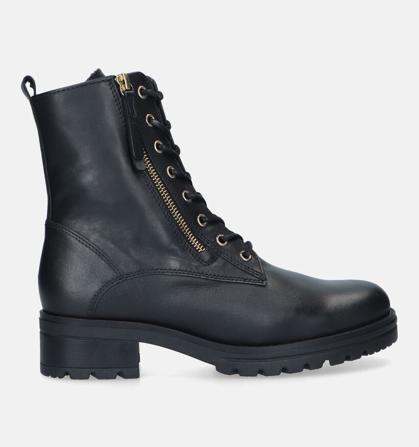 Gabor OptiFit Zwarte Bottines voor dames (328202) - geschikt voor steunzolen