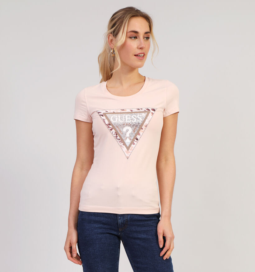 Guess Roze T-shirt voor dames (352974)