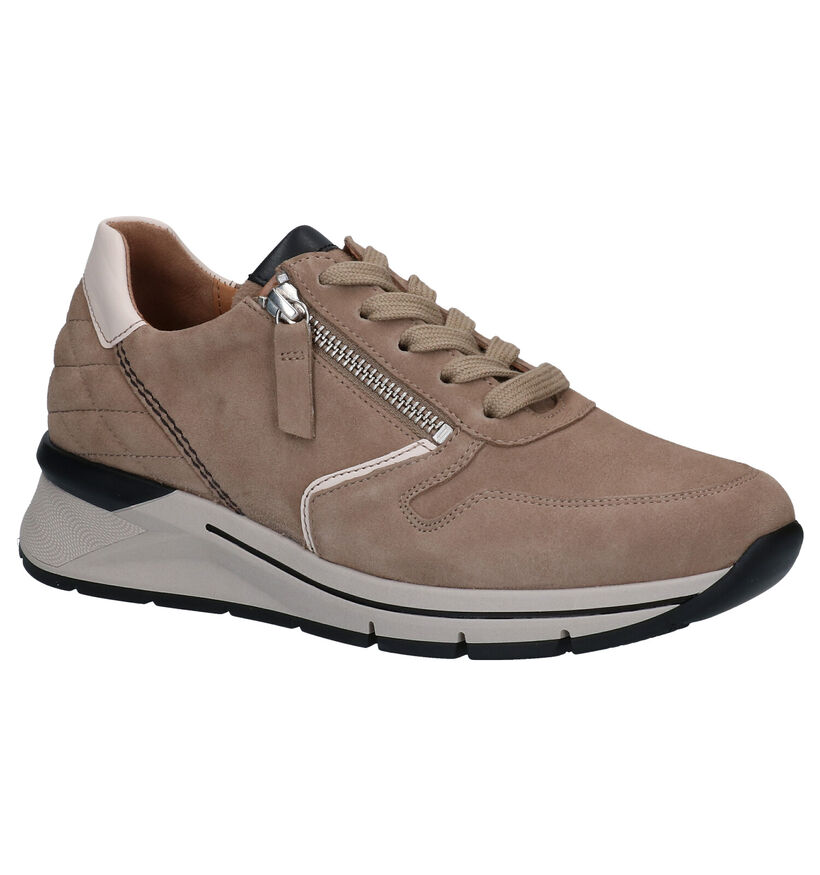 Gabor OptiFit Chaussures à lacets en Beige en daim (297242)