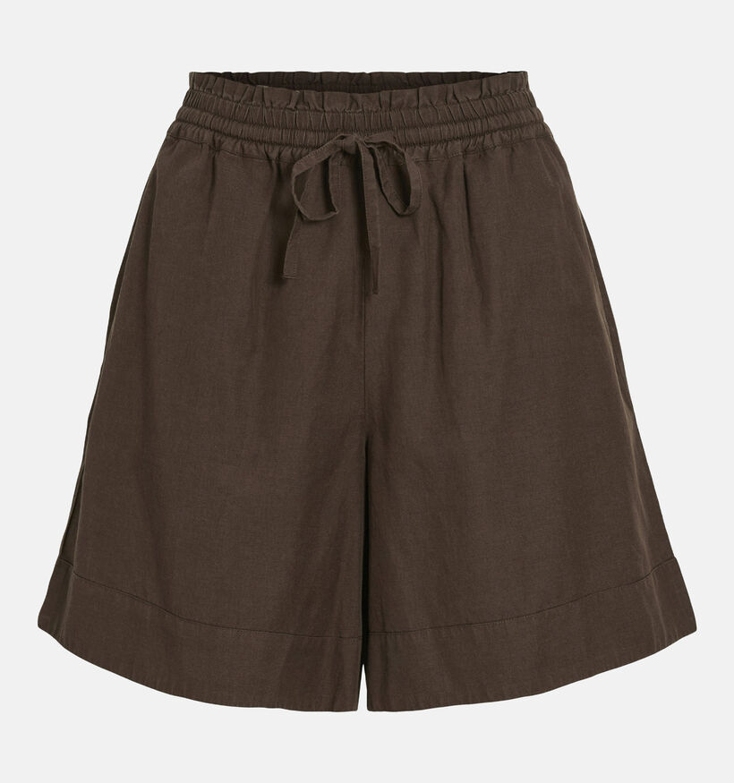 Vila x Loredana Tevira Loose Donkerbruine Short voor dames (375157)