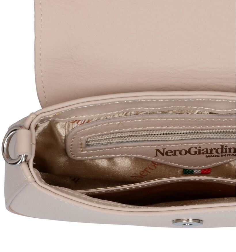 NeroGiardini Beige Crossbody Tas in leer (325387)