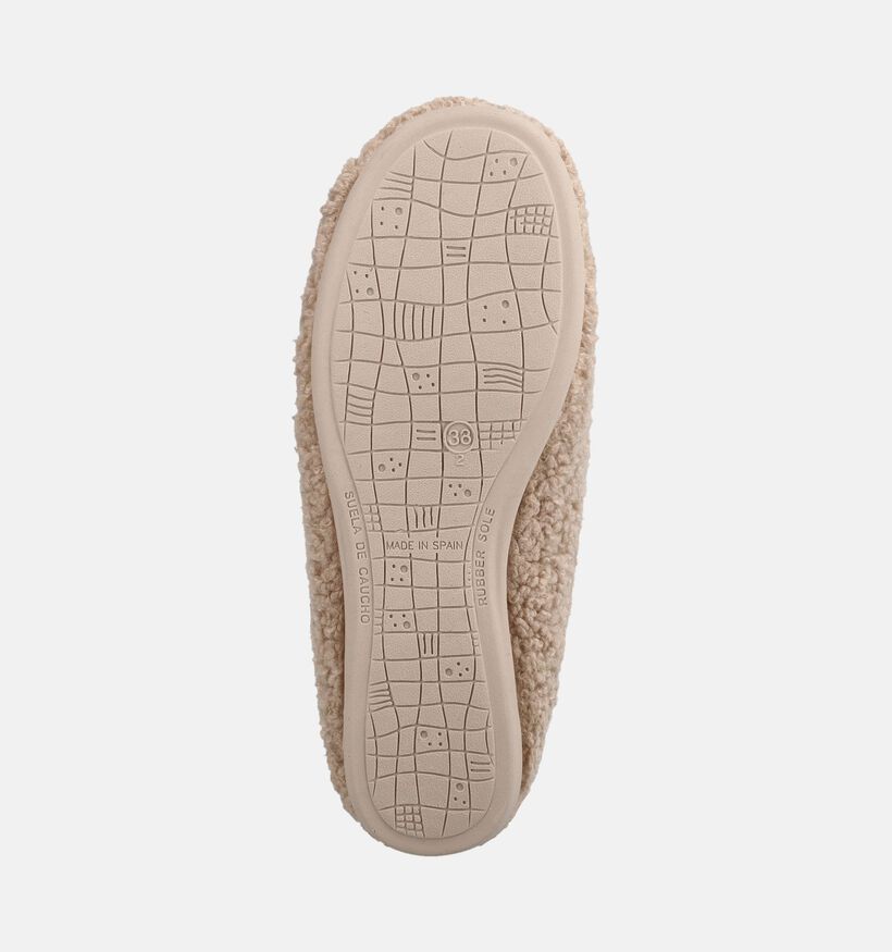 Scapa Pantoufles ferm&eacute;es en Beige pour femmes (380855)