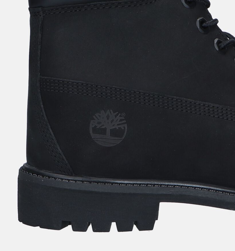 Timberland 6 inch Premium Bottines en Noir pour hommes (328674) - pour semelles orthopédiques