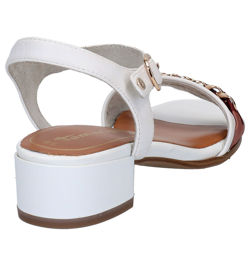 Tamaris TOUCH it Sandales en Blanc en cuir (270117)