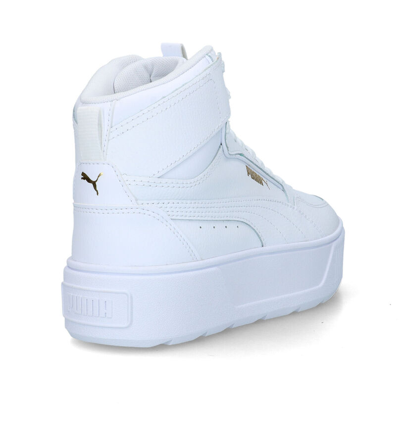 Puma Karmen Rebelle Mid Witte Hoge Sneakers voor dames (318649)