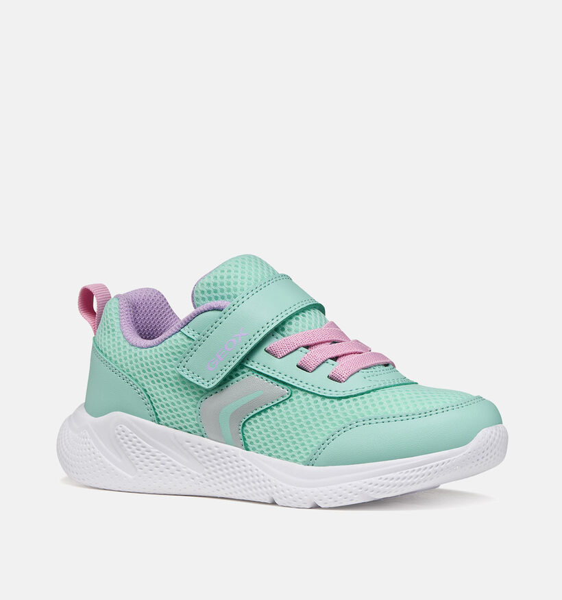 Geox Groene Lage Sneakers voor meisjes (370110)
