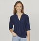 SISTERS POINT Hilva Blouse en Bleu pour femmes (349331)