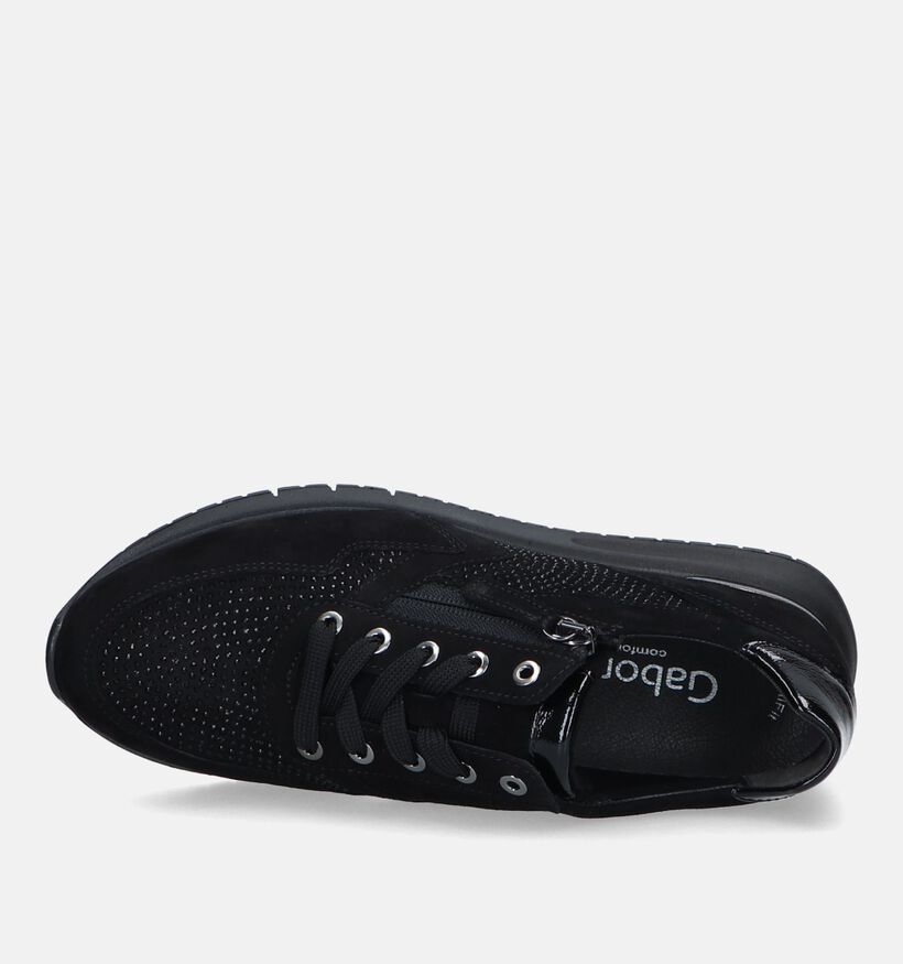 Gabor OptiFit Baskets en Noir pour femmes (331146) - pour semelles orthopédiques