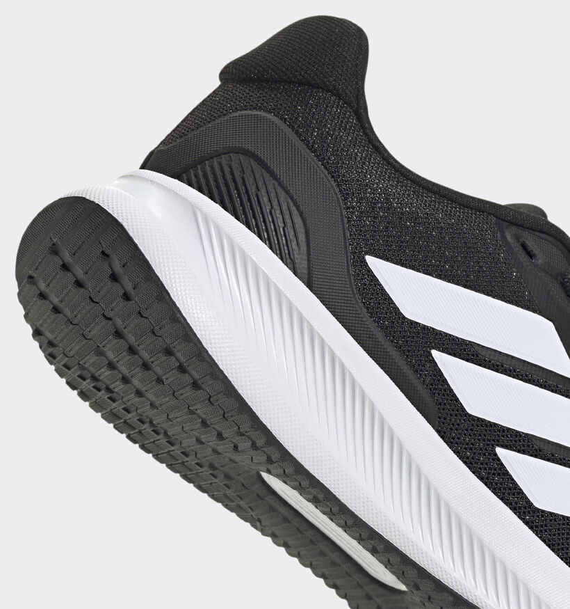 adidas RunFalcon 5 Zwarte Sneakers voor jongens, meisjes (373371) - geschikt voor steunzolen