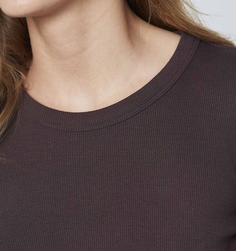 Sisters Point Eike Longsleeve en Marron pour femmes (371957)