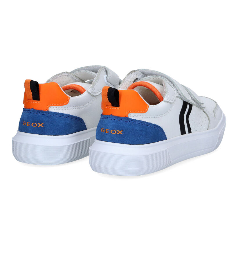 Geox Nettuno Witte Sneakers voor jongens (302614)