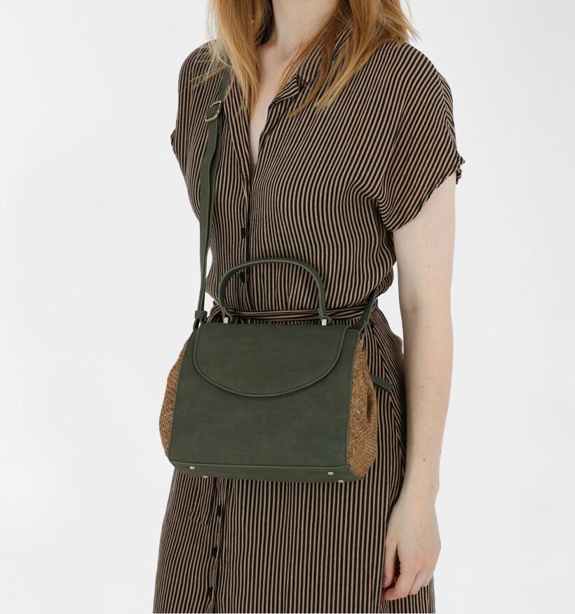 Woomen Dahlia Vegan Sac port&eacute; crois&eacute; en Noir en simili cuir (283113)