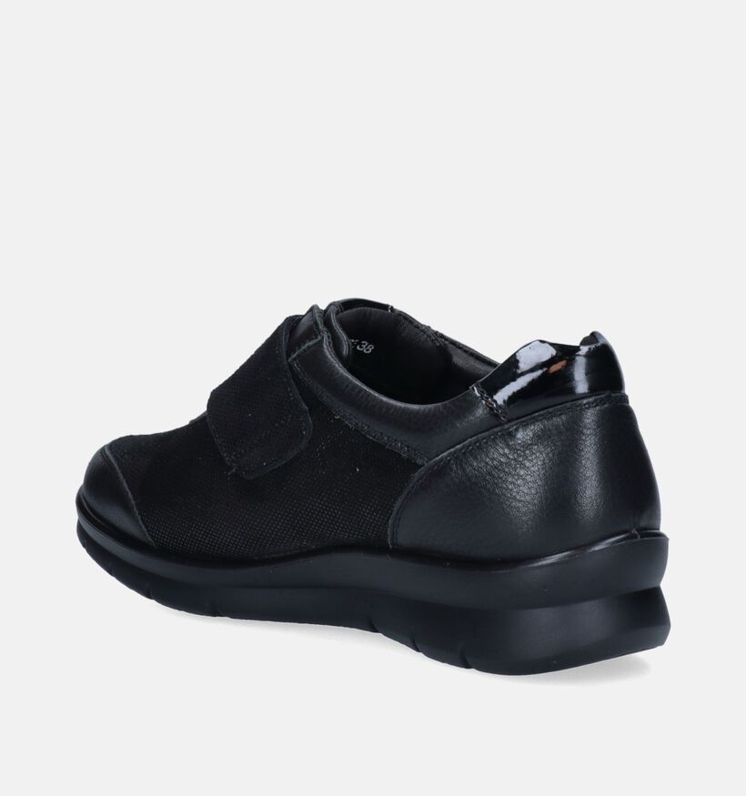 G-Comfort Zwarte Velcroschoenen voor dames (348556) - geschikt voor steunzolen