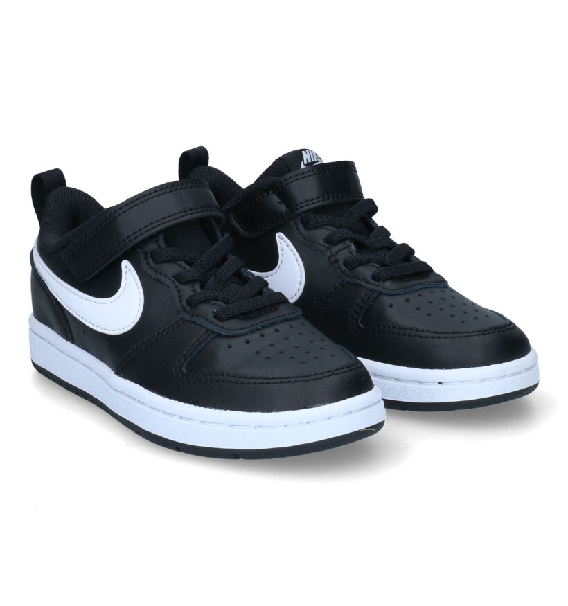 Nike Court Borough Low PSV Zwarte Sneakers voor jongens, meisjes (322309) - geschikt voor steunzolen