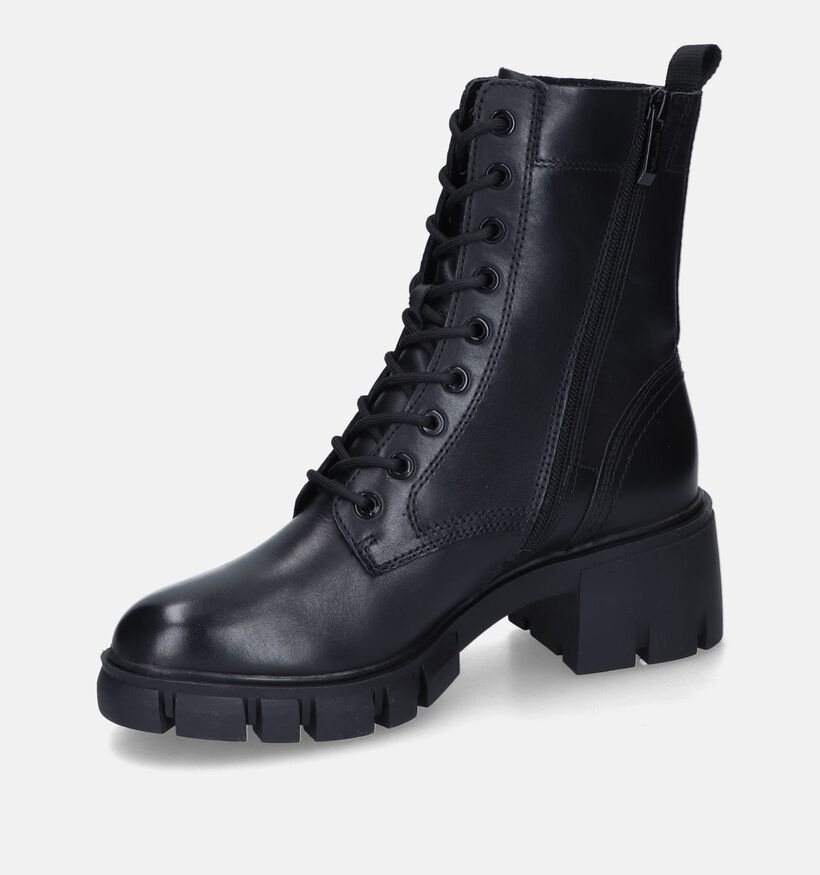 Tamaris Boots à lacets en Noir pour femmes (315426)